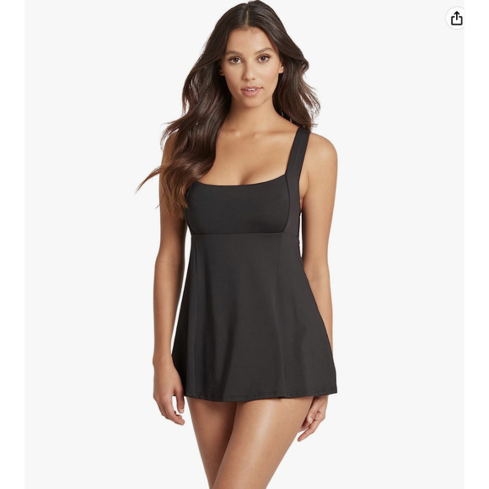 SEA LEVEL‎ SWIM Essentials Square Neck Swim Dress